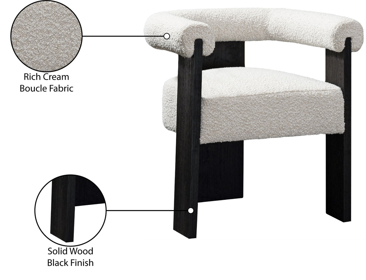 Barrel - Dining Chair - Black Legs