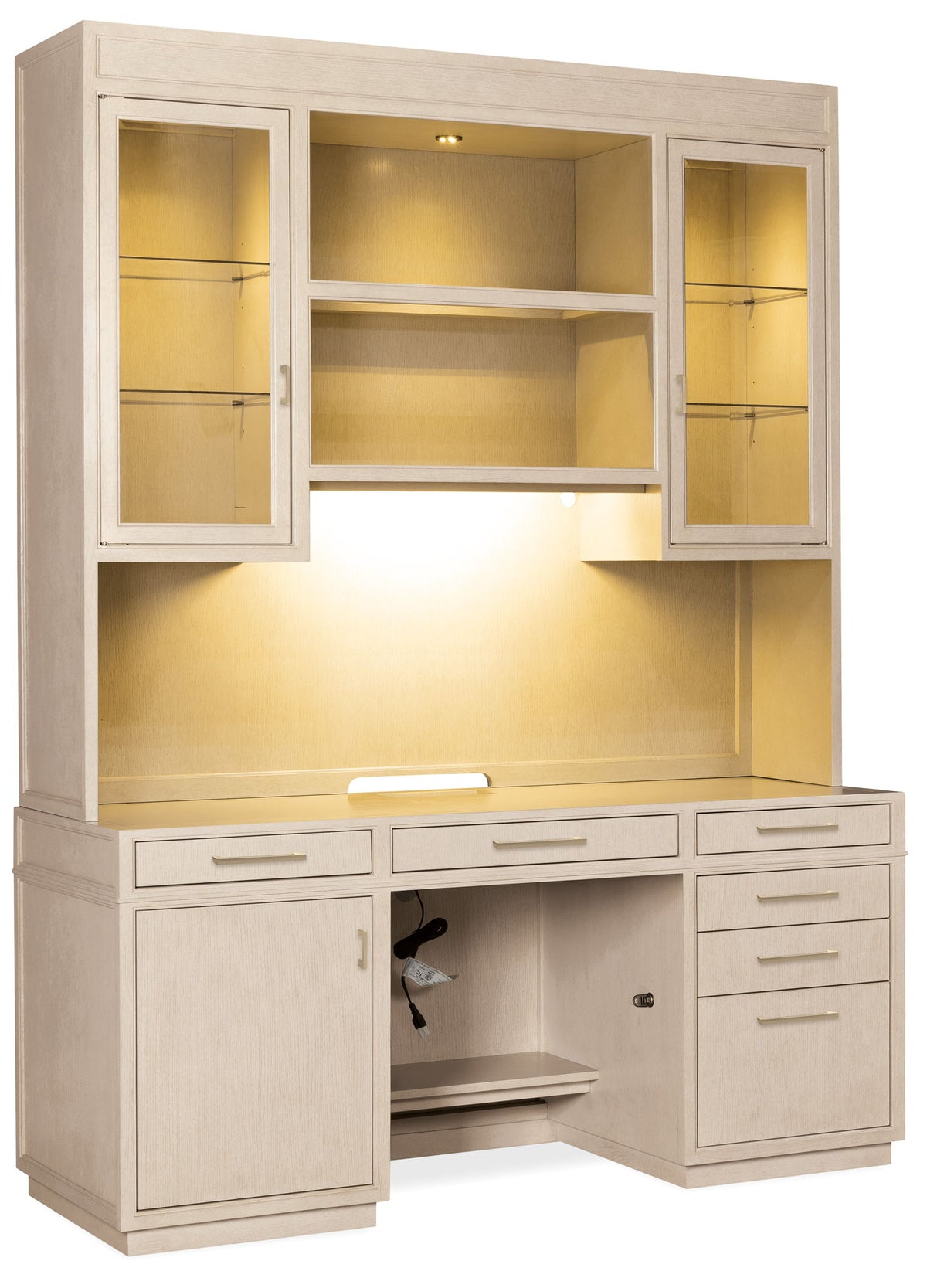 Home Office - Credenza - Polished Limestone