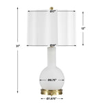 Light Hearted - Table Lamp - White
