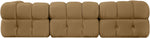 Orin - Velvet Performance Fabric Upholstered 3 Piece Modular Sofa