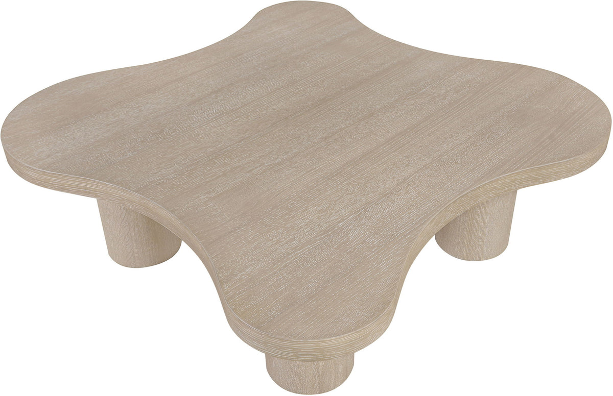 Cove - 48" Oak Veneer And Solid Wood Coffee Table