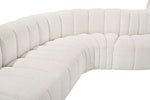 Arc - Boucle Fabric 7 Piece Modular Sofa