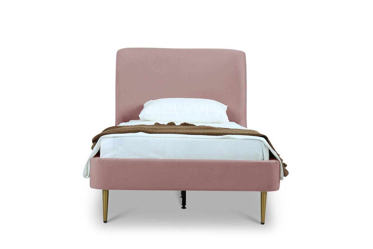 Manhattan Heather - Bed With Gold Legs