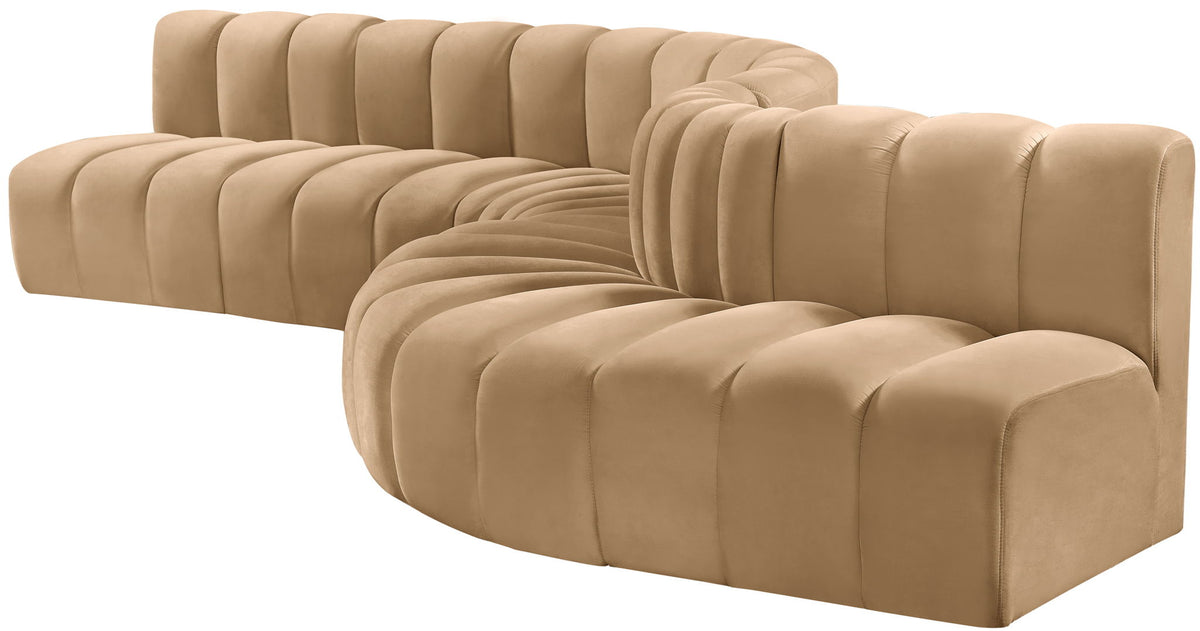Arc - Velvet 7 Piece Modular Sofa