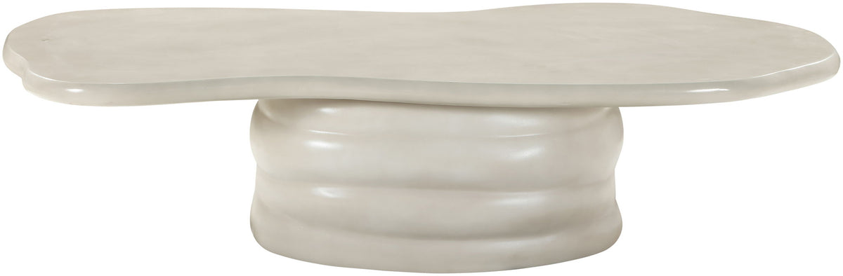 Branna - Concrete Coffee Table - Taupe
