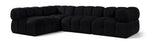 Orin - Fabric Velvet 4 Piece Modular Sectional