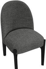 Torino - Upholstered Dining Chair With Brushed Black Base (Set of 2)