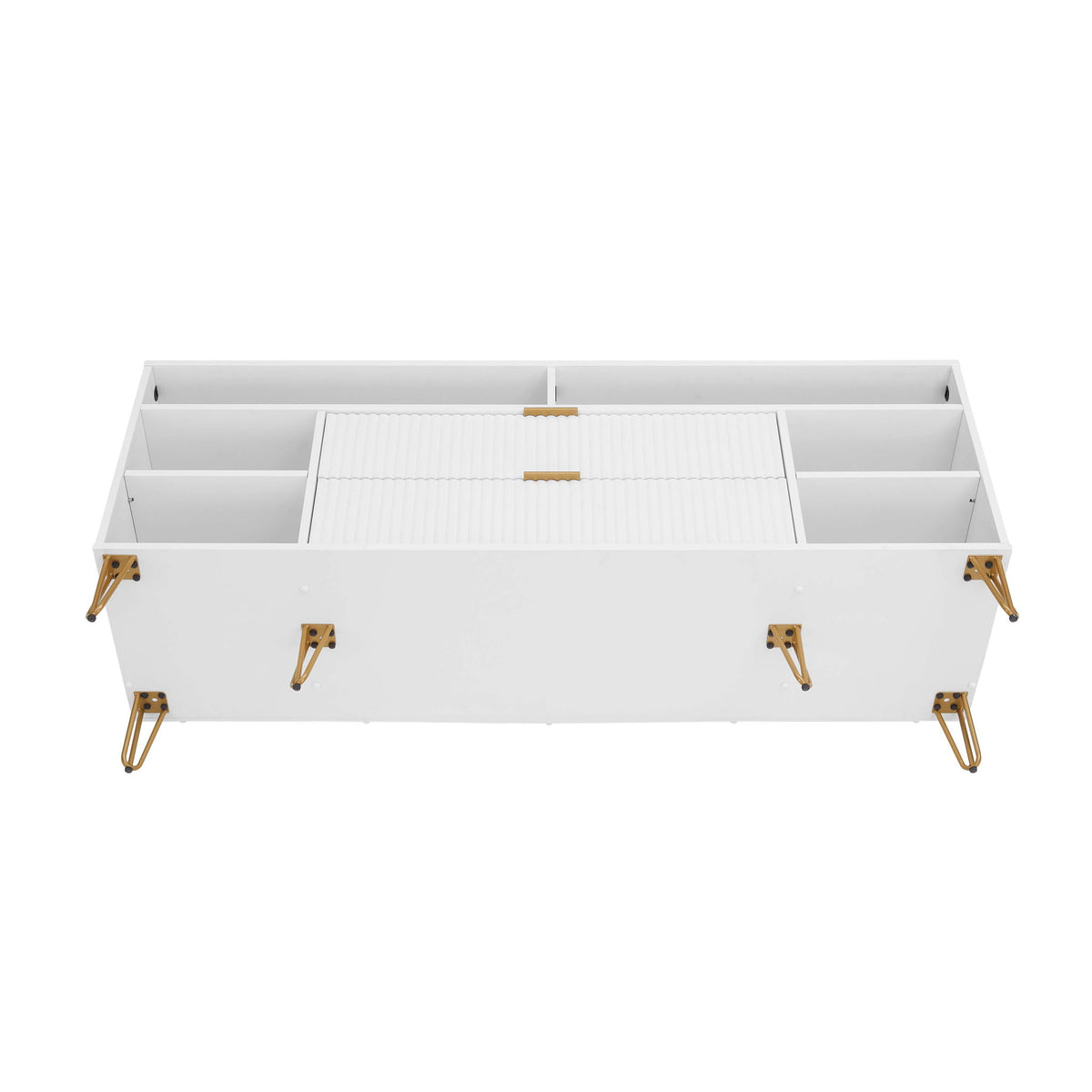 Manhattan Dumbo - Fluted TV Stand