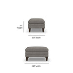 Eleanora - Fabric Ottoman