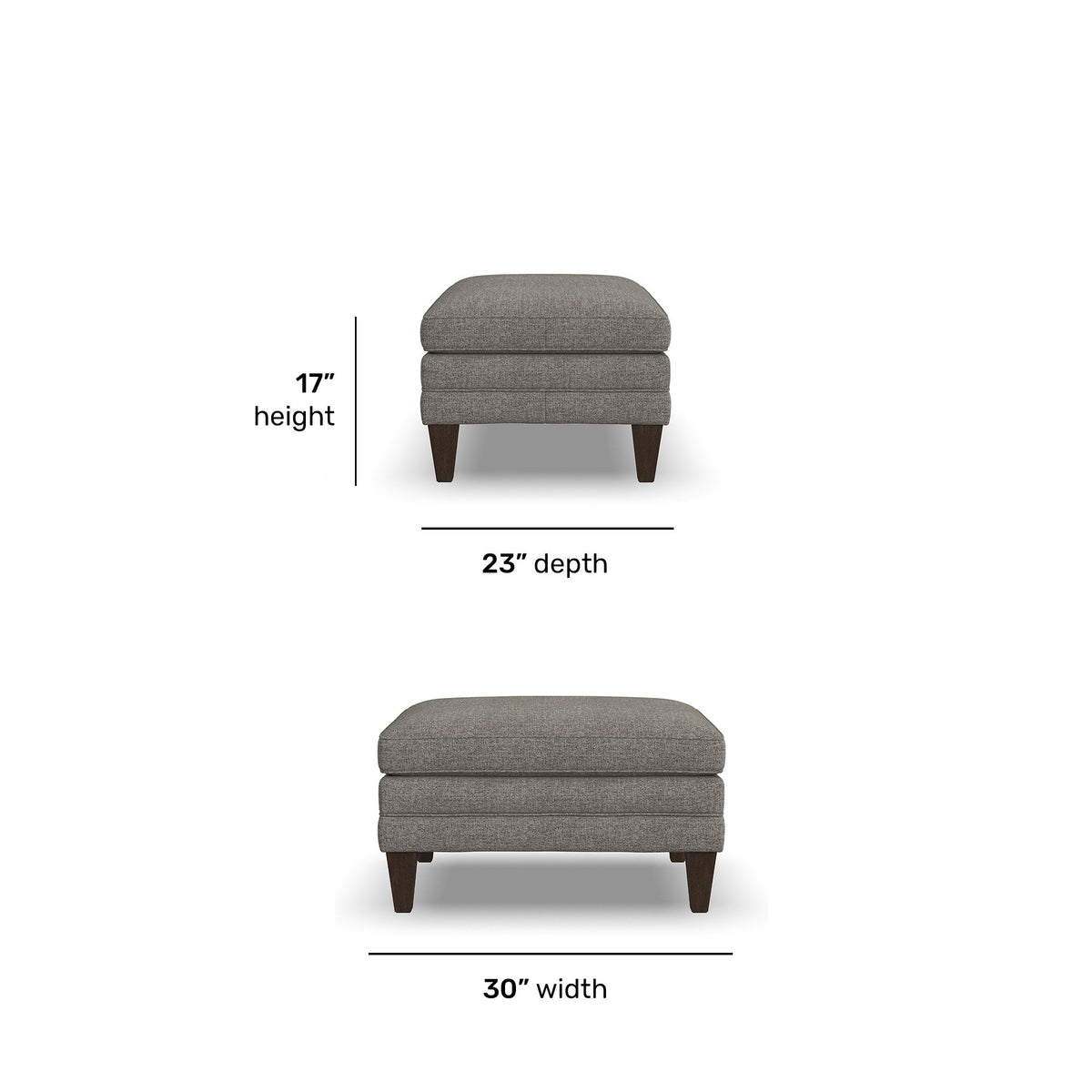 Eleanora - Fabric Ottoman