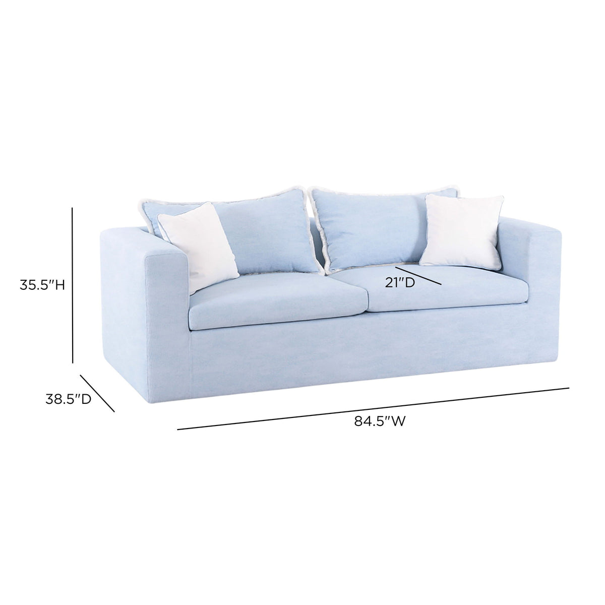 Salty - Petite Boucle Outdoor Sofa
