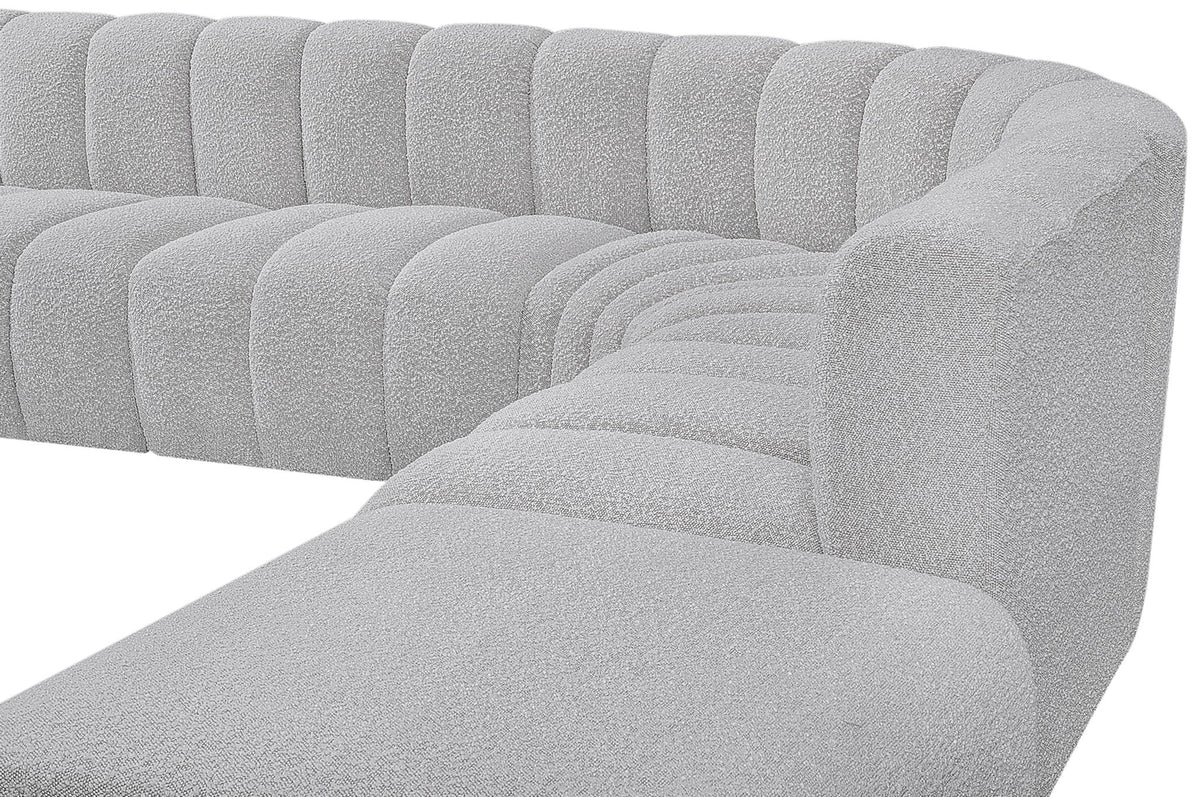 Arc - Boucle Fabric Modular Sectional