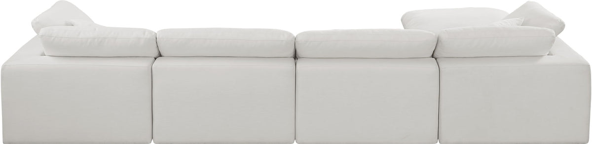 Comfy - 5 Piece Linen Modular Sectional With Chaise
