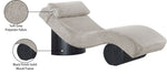 Marcella - Chaise Lounge - Black Base