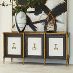 Let It Drop - Cabinet - Brown / Gold / White