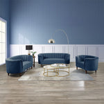 Millephri - Sofa - Blue Velvet