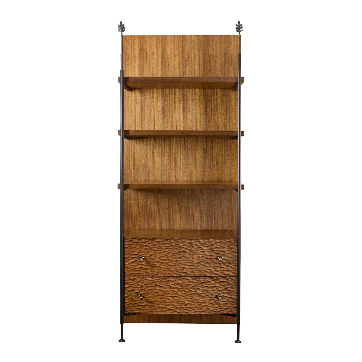 Sapling - Lighted Storage Etagere - Dark Brown
