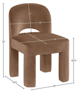 Celine - Velvet Performance Fabric Upholstered Dining Chair (Set of 2)