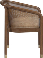 Sylvan - Vegan Leather Dining Chair (Set of 2) - Brown Frame