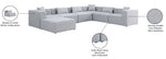 Cube - Linen 7 Piece Modular Sectional