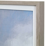 Distant Land - Framed Print - Blue
