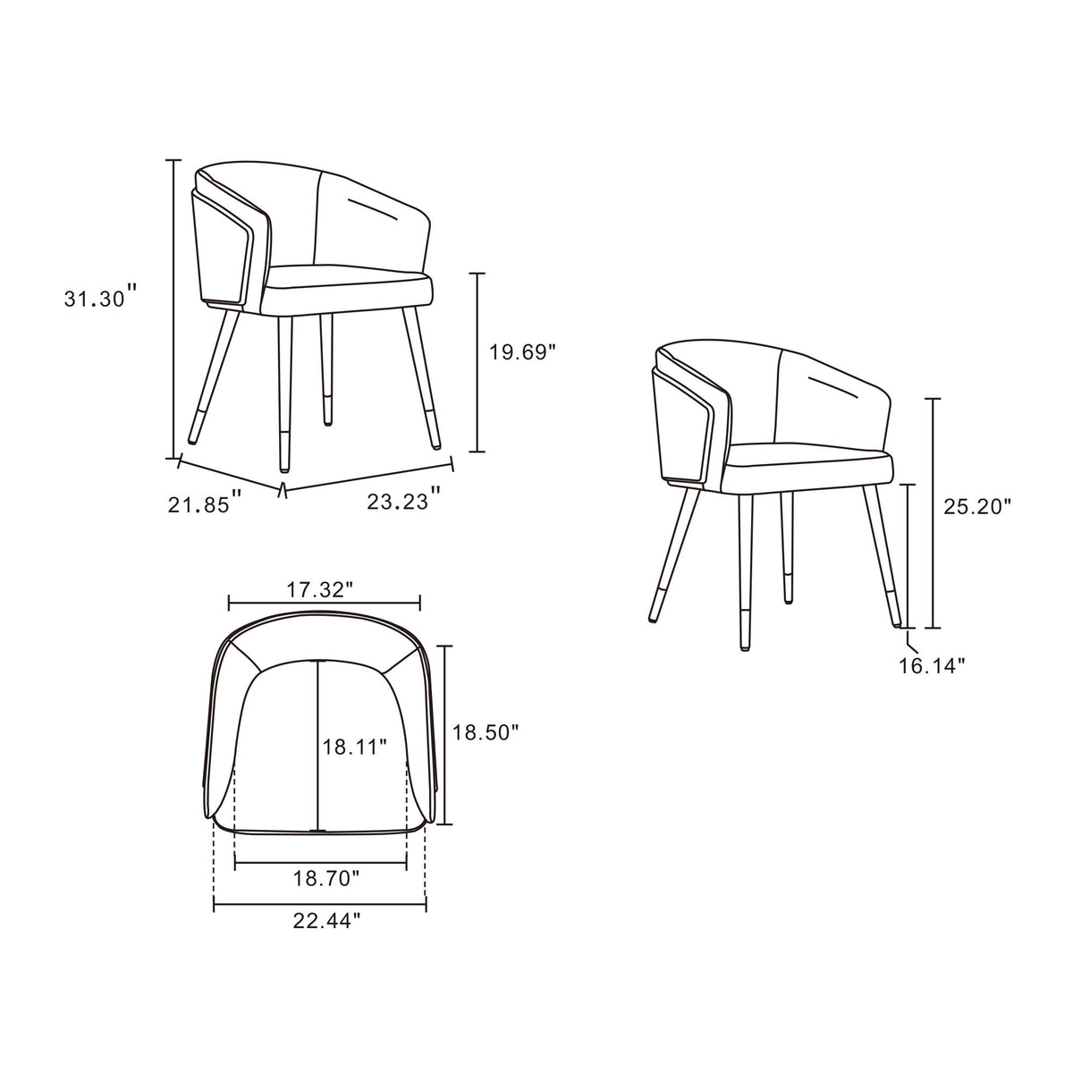 Manhattan Reeva - Dining Chair