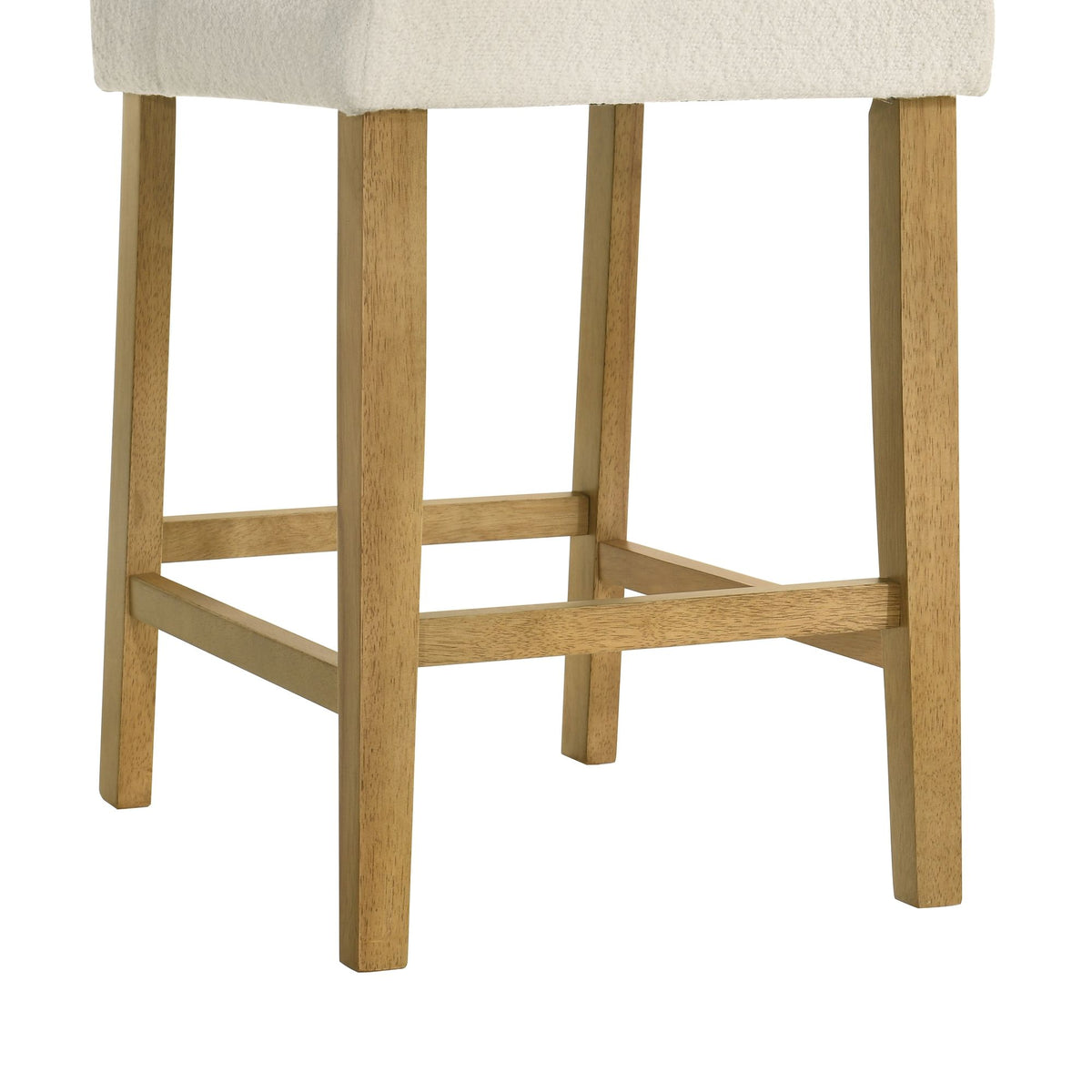 Fauna - Modern Transitional Wood Counter Height Kitchen Bar Stool
