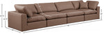 Comfy - Faux Leather Modular Sofa 4 Seats