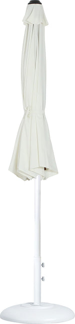 Fiji - Aluminum Patio Umbrella With Round White Base