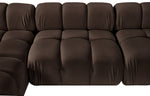 Orin - U-Shaped Velvet 6 Piece Modular Sectional