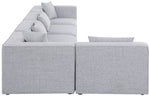 Cube - Linen 5 Piece Modular Sectional