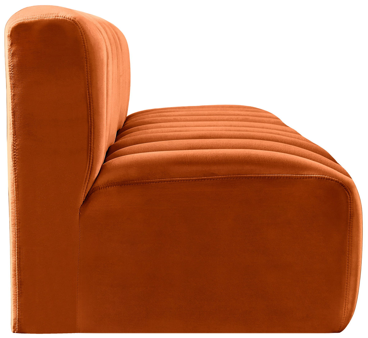 Arc - Velvet 3 Piece Modular Straight Sofa