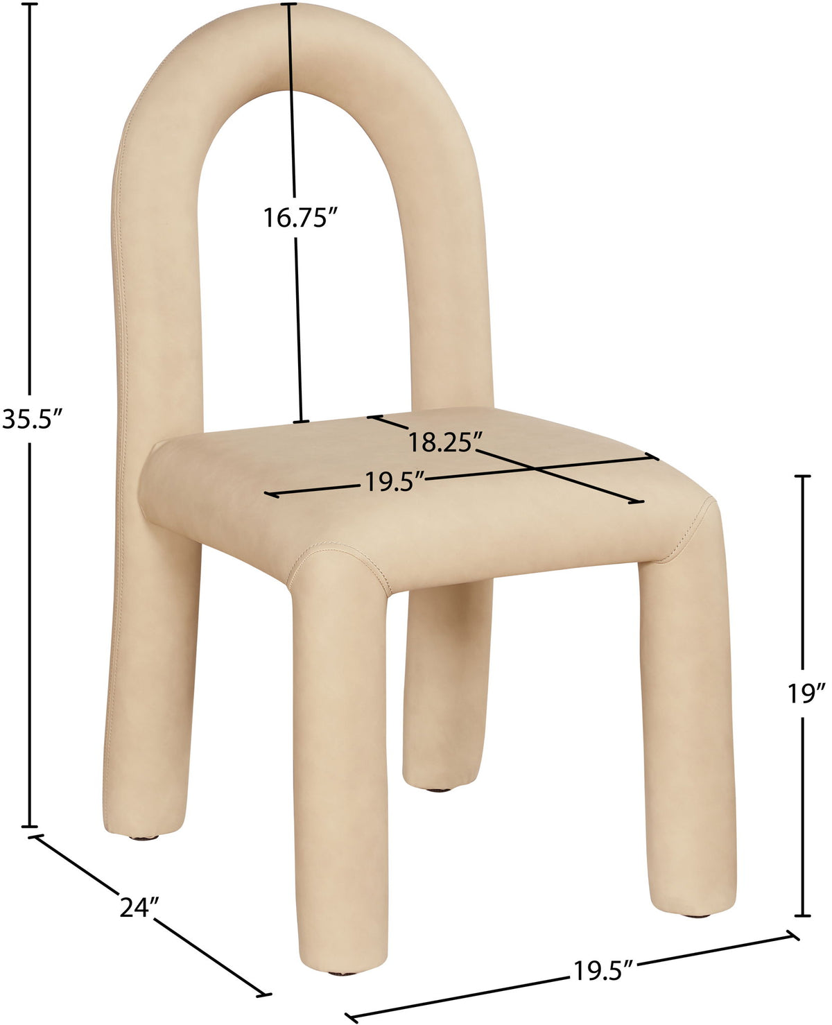 Amari - Faux Leather Dining Chair (Set of 2)