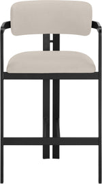 Aurum - Vegan Leather Upholstered Counter Stool - Taupe