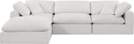 Comfy - 4 Piece Linen Fabric Modular Sectional With Chaise