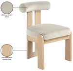 Arienzo - Performance Fabric Upholstered Dining Chair (Set of 2) - Natural Base