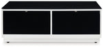 Gardoni - Rectangular Cocktail Table - White / Black