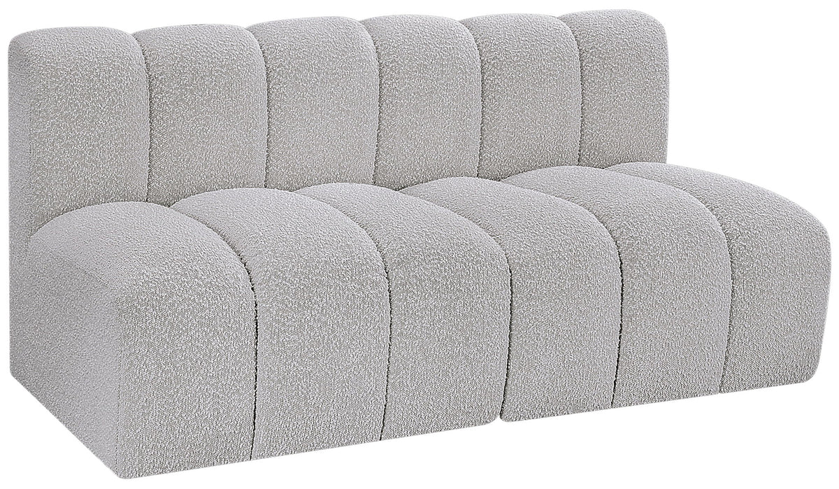 Arc - Boucle Fabric 2 Seats Modular Sofa