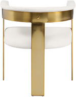 Romeo - Faux Leather Dining Chair With Gold Base (Set of 2)