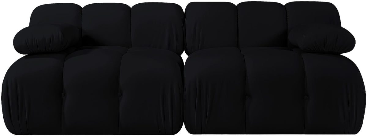 Orin - Velvet Performance Fabric Upholstered 2 Piece Modular Sofa