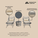 Manhattan Ashland - 5-Piece Conversation Set