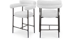 Blake - Counter Stool With Black Base (Set of 2)