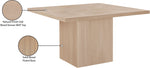 Belinda - Oak Veneer And Solid Wood Table