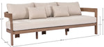 Newport - Water Resistant Fabric 86.75" Upholstered Outdoor Patio Sofa