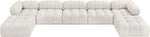 Ames - 7 Piece Fabric Modular U-Shaped Sectional
