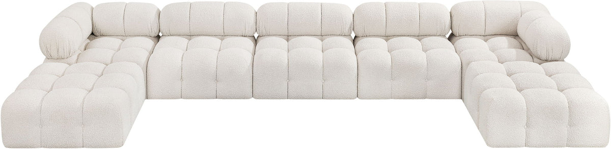 Ames - 7 Piece Fabric Modular U-Shaped Sectional