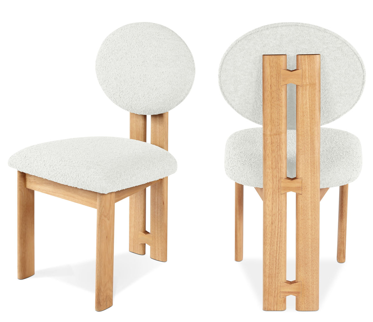Napa - Dining Chair With Natural Legs (Set of 2)