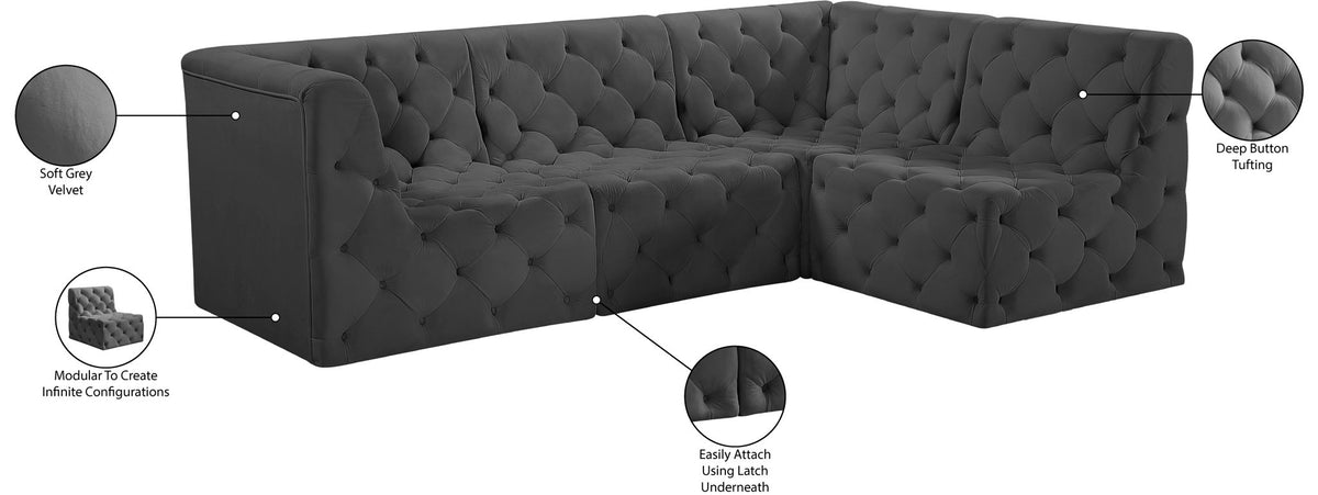 Tuft - 4 Piece Modular Sectional