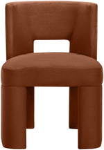 Zuno - Velvet Performance Fabric Upholstered Dining Chair (Set of 2)