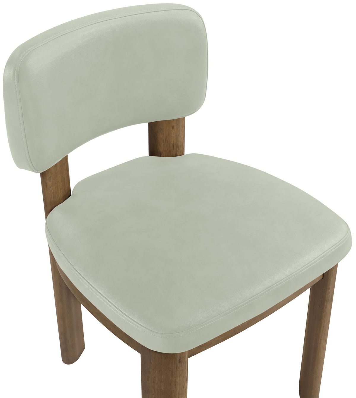 Paloma - Vegan Leather Upholstered Dining Chair (Set of 2) - Brown Frame